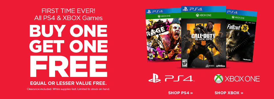 Buy One Get One Free Video Games