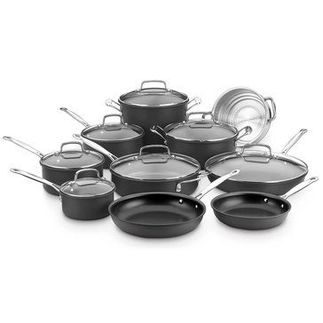 Cuisinart Chef's Classic 17pc Hard Anodized Cookware Set