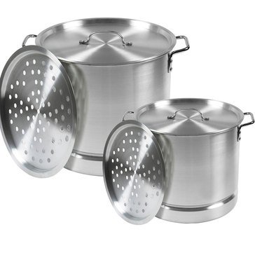 IMUSA 32-Quart Steamer with Bonus 10-Quart Steamer