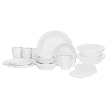 Corelle Winter Frost White 24-Piece Dinnerware Set