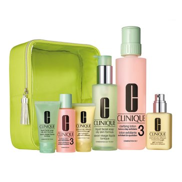 Clinique Great Skin Home and Away 3-Step Set - Skin Types 3 & 4