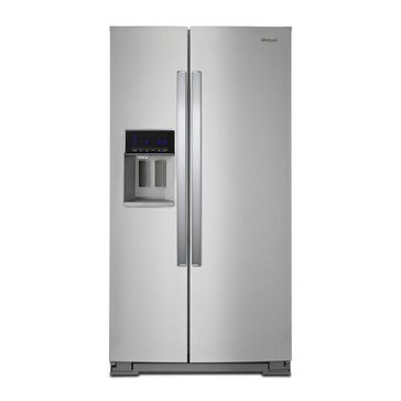 Whirlpool 21-Cu.Ft. Side by Side Refrigerator, Stainless Steel (WRS571CIHZ)