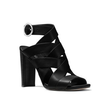 Micheal Kors Alana Sandal Vach Black