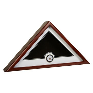 Allied USN Mahogany Flag Display Box
