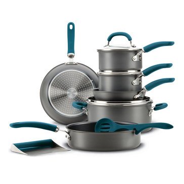 Rachael Ray Create 11-Piece Hard Anodized Cookware Set