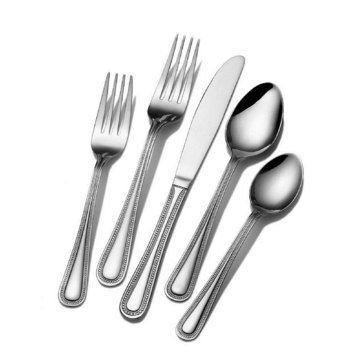 Pfaltzgraff Everyday Pearl 80-Piece Flatware Set