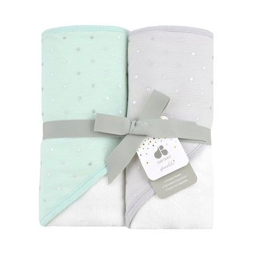 Just Born® Sparkle 2-Pack Hooded Towel