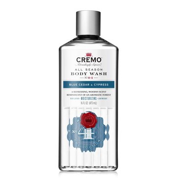 Cremo Blue Cedar and Cypress Body Wash 16oz
