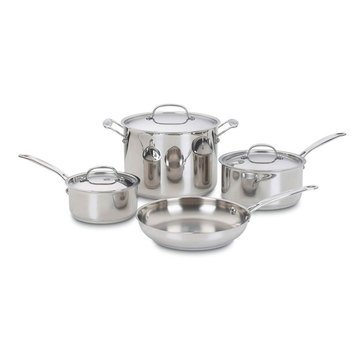 Cuisinart Chefs Classic 7Pc Stainless Steel Cookware Set