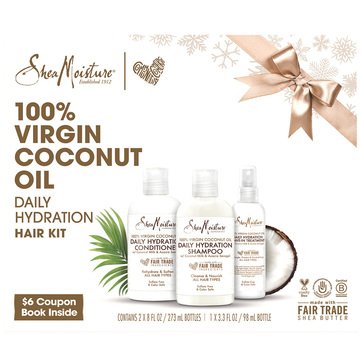 SheaMoisture 100% Virgin Coco Oil Daily Hydration Hair Gift Box