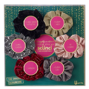 Conair Opulent Scrunchie 6-Piece Set