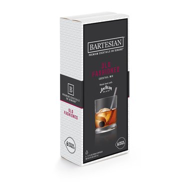 Bartesian Old Fashioned Cocktail Mixer Capsules, 6pk Cocktail Capsules