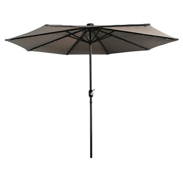 HKS 9' Market Solar LED Umbrella