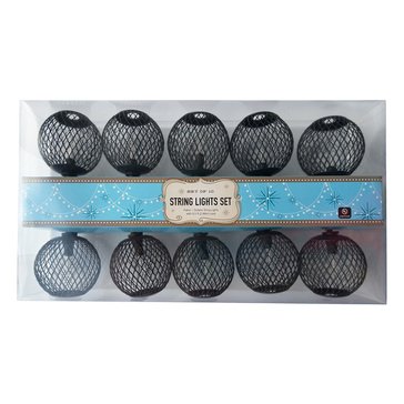 HKS Mesh Globe Patio String Light 10ct