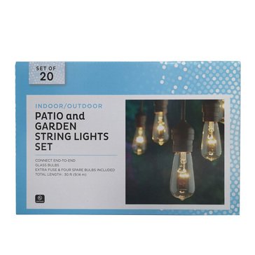 HKS Basic Patio String Light 20ct 
