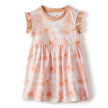 Wanderling Baby Girl Sleeveless Tie Dye Dress