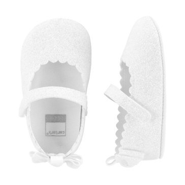 Carters Baby Girls' Scalloped Mary Janes Baby Shoes