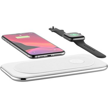 Ubio Labs 10W  4-In-1 Wireless Charging Pad with Watch Module, Dual USB-A out and Wall Adaptor