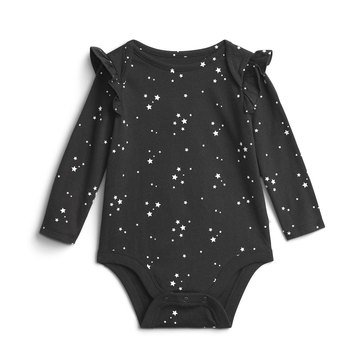 Gap Baby Girls' Long Sleeve Printed Bodysuit