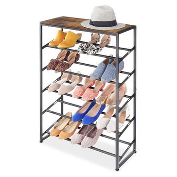 Whitmor Modern Industrial 5 Tier Shoe Rack