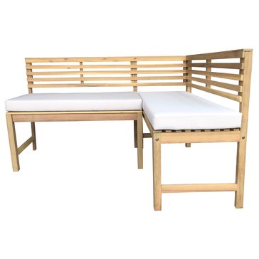 Harbor Home Balcony Corner Bench
