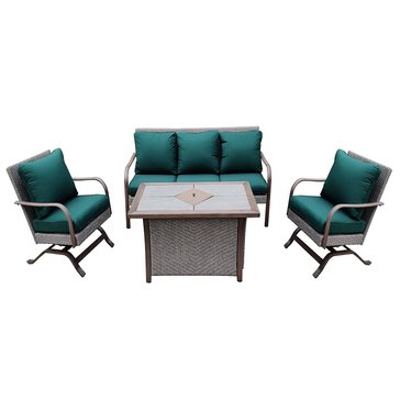 Harbor Home Menard 5-Piece Fire Pit Chat Set