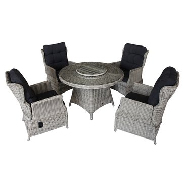 Harbor Home Evans 5-Piece Dining Set