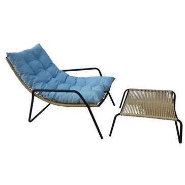 Harbor Home Hayley Chair and Ottoman
