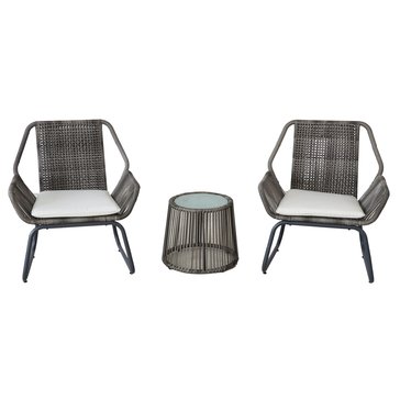 Harbor Home Elijah 3-Piece Chat Set
