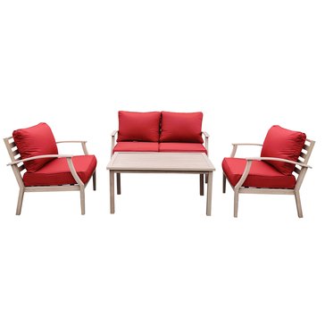 Harbor Home Norris 4-Piece Chat Set