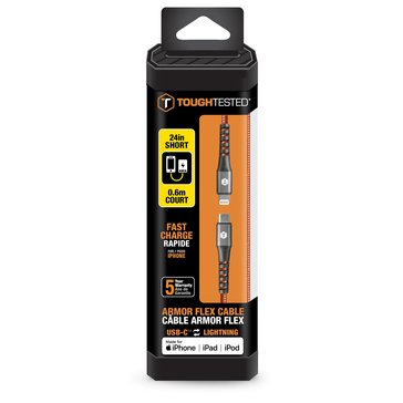 Toughtested 2' Armor Flex USB C to Lightning