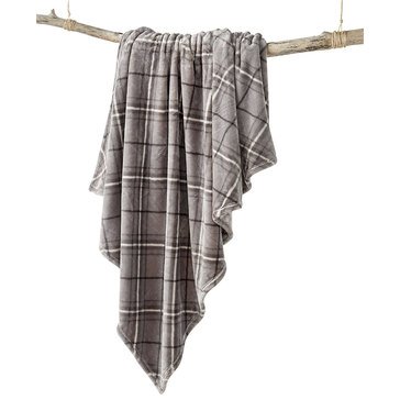 Harbor Home Plush Printed Throw