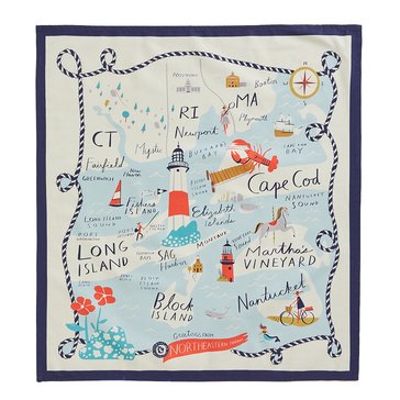 Spartina 449 Northeastern Harbors Dish Towel