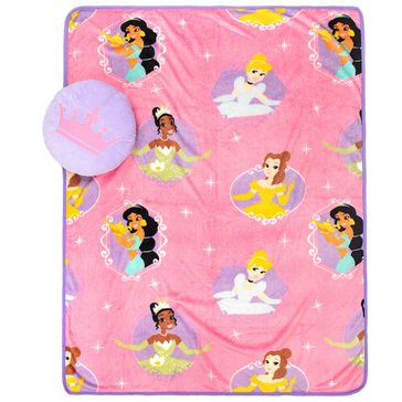 Disney Princess Nogginz Travel Blanket and Pillow 2-Piece Set