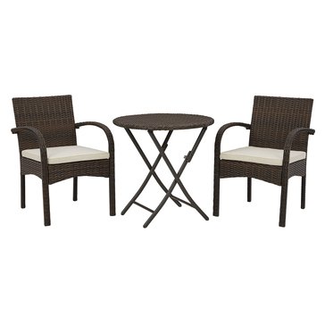 Signature Design by Ashley Anchor Lane Outdoor Chairs with Table Set, Set of 3