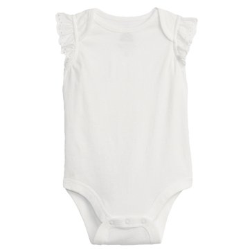 Gap Baby Girls' Ruffle Sleeve Bodysuit