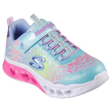 Skechers Kids Little Girls' Flutter Heart Lights Sneaker