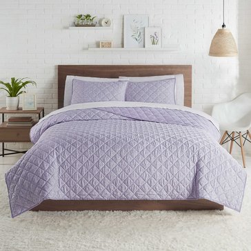 Lemon Tree Lavender Fields Maisey 3-Piece Quilt Set
