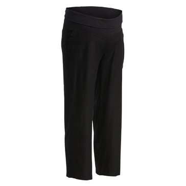 Old Navy Maternity Rollover Linen Wide Leg Pant