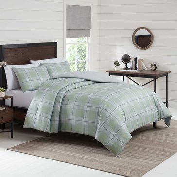 IZOD Evan 3-Piece Plaid Comforter Set