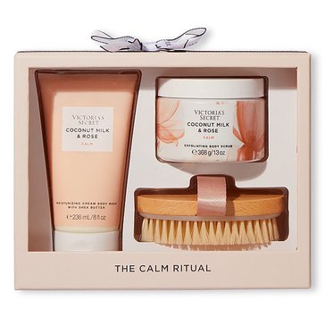 Victoria's Secret Coconut Milk  Rose 3-Piece Set