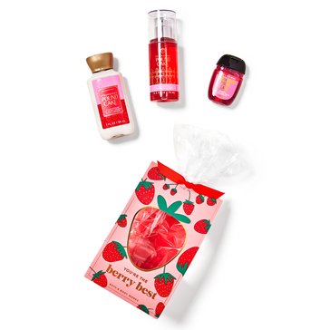 Bath & Body Works Strawberry Pound Cake Mini Set