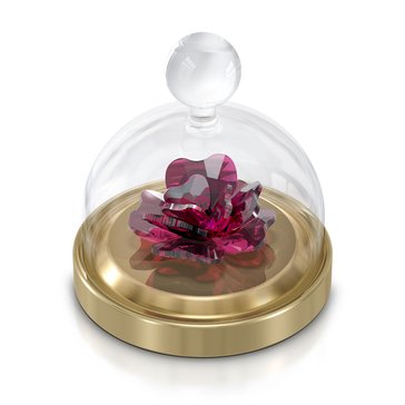 Swarovski Garden Tales, Bell Jar Rose Small