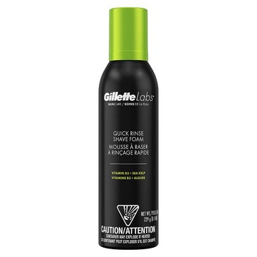 Gillette Labs Quick Rinse Shave Foam