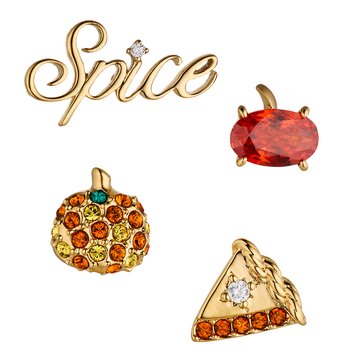 AVA Nadri Women's Falling Pumpkin Spice Earrings Set