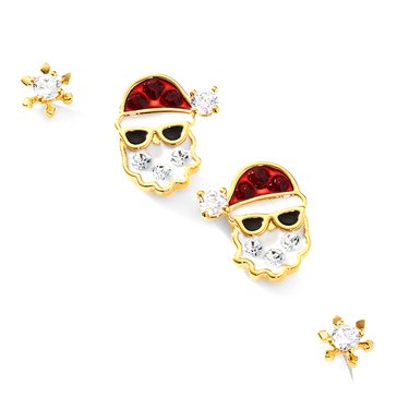 AVA Nadri Women's Secret Santa Earrings Set