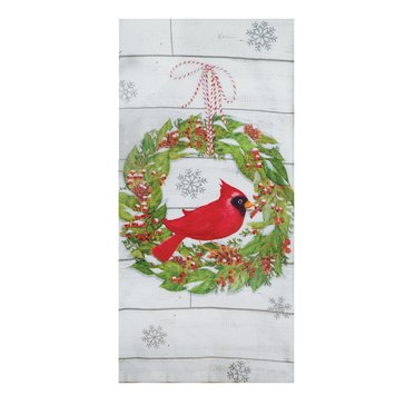 Kay Dee Winterberry Garden Wreath Terry Kitchen Towels