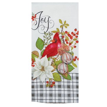 Kay Dee Winterberry Garden Joy Terry Kitchen Towels