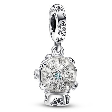 Pandora Snowflake Snowglobe Dangle Charm