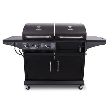 Char-Broil Deluxe Gas & Charcoal Combo Grill With Sideburner